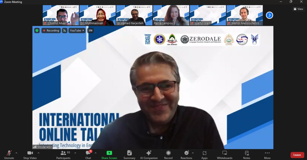 International Online Talk: Integrated Technology in English Language Teaching and Learning