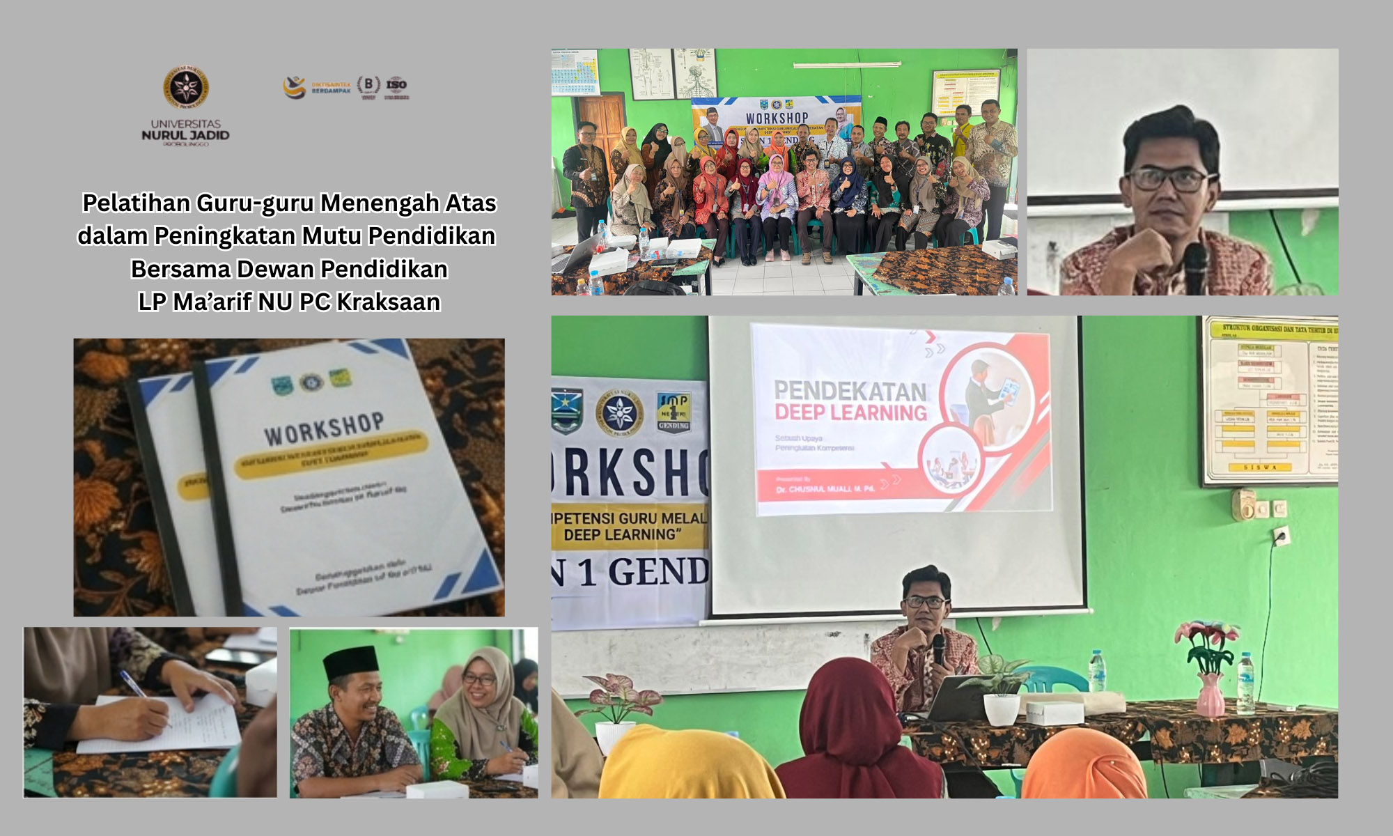Pelatihan Guru SMA Tingkatkan Mutu Pendidikan Bersama  LP Ma’arif NU PC Kraksaan