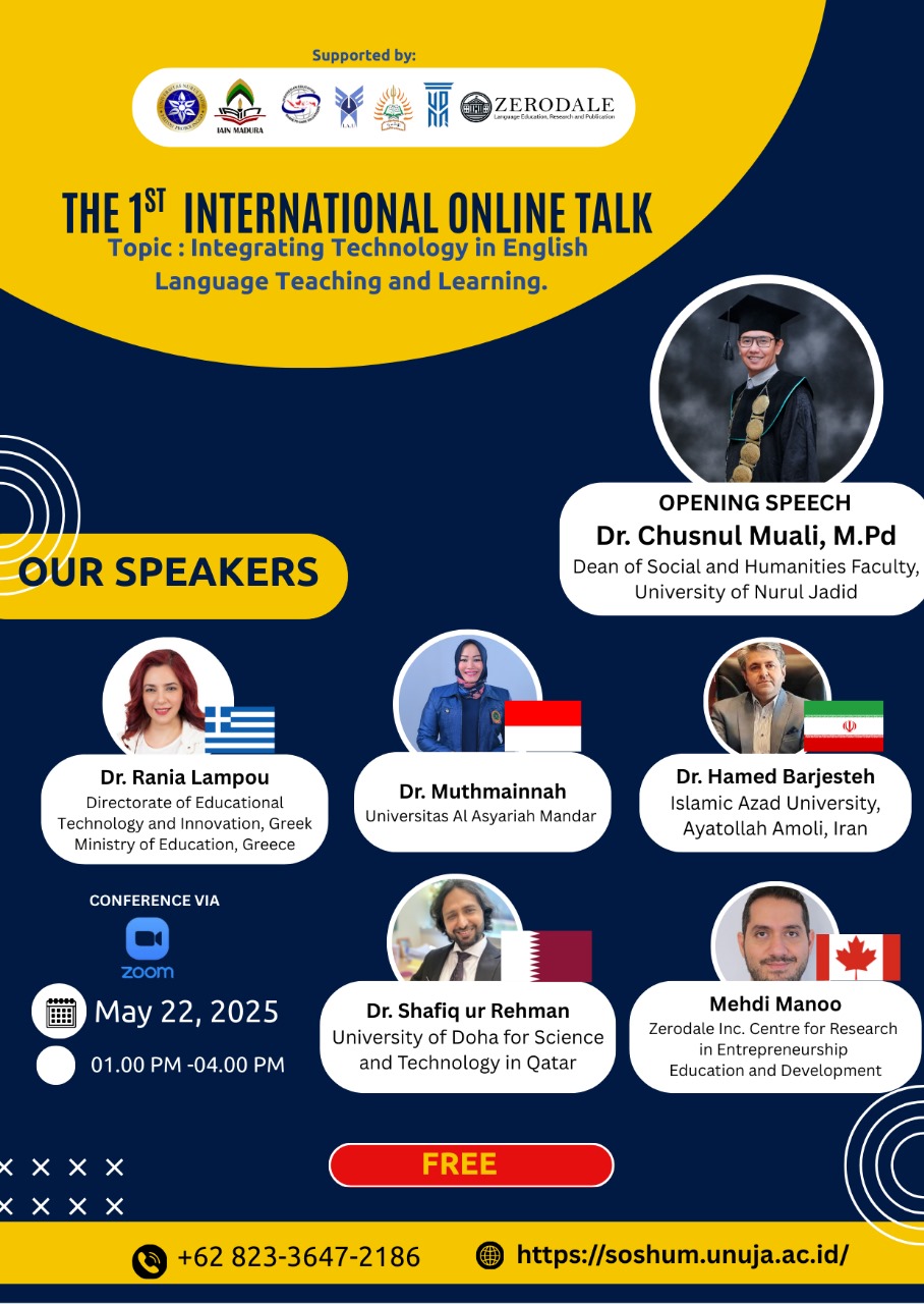 The 1st International Online Talk