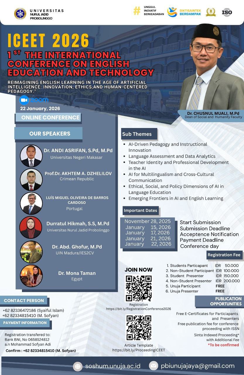International Conference on English Education and Technology 2026